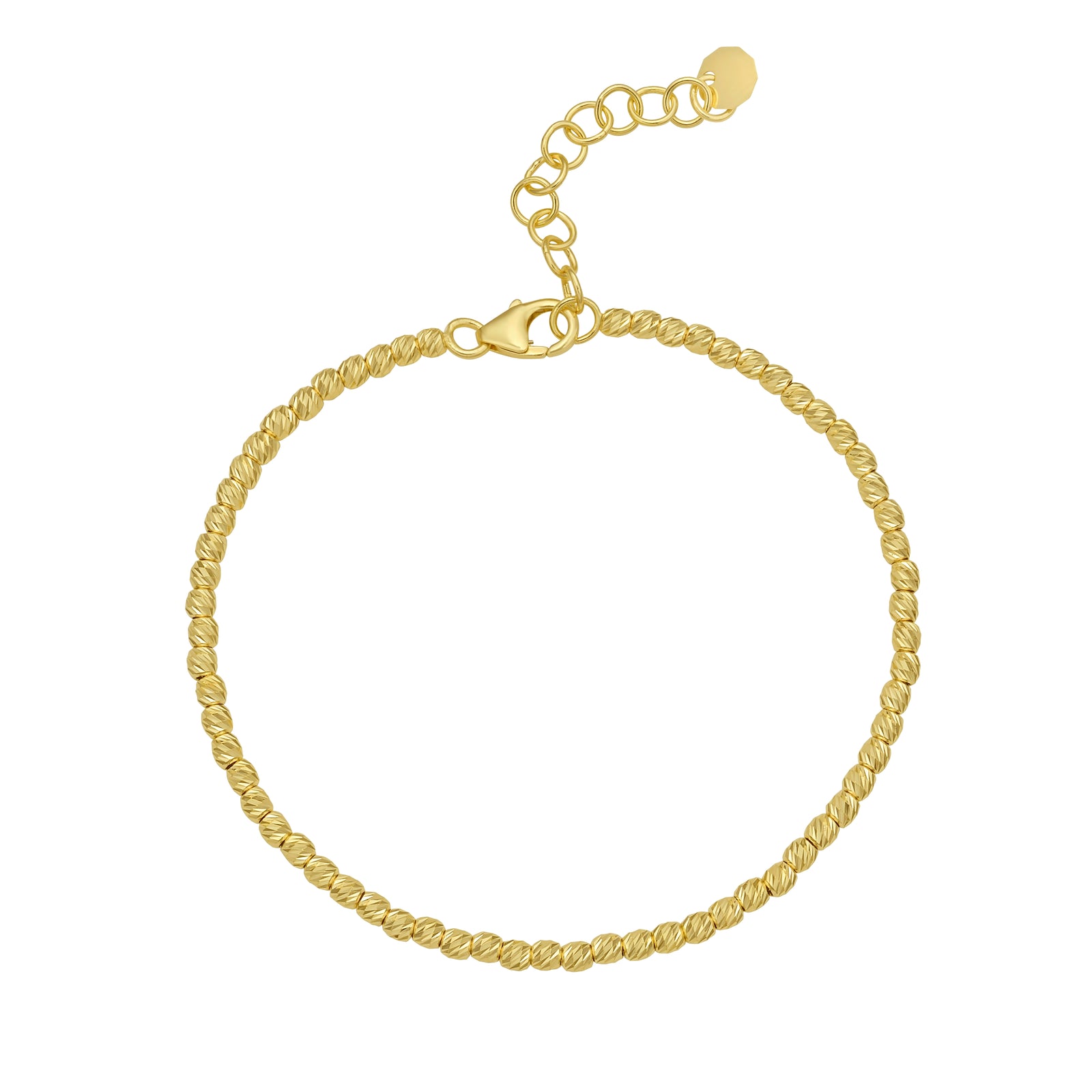14K 2.3mm Bead Chain Necklace
