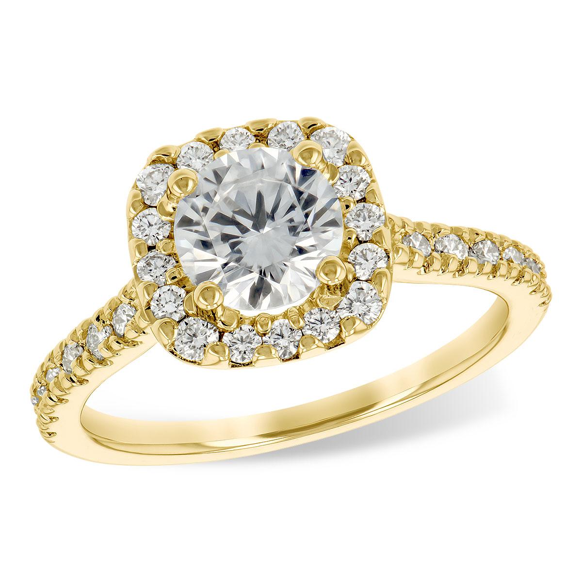 14KT Gold Semi-Mount Engagement Ring