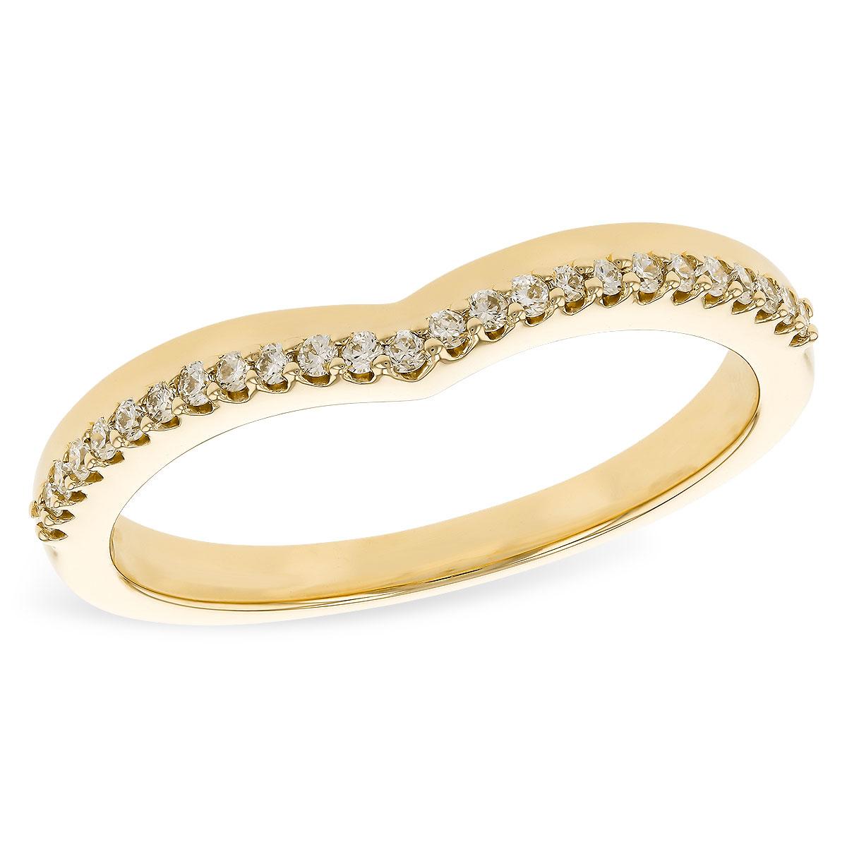 14KT Gold Ladies Diamond Wrap/Guard