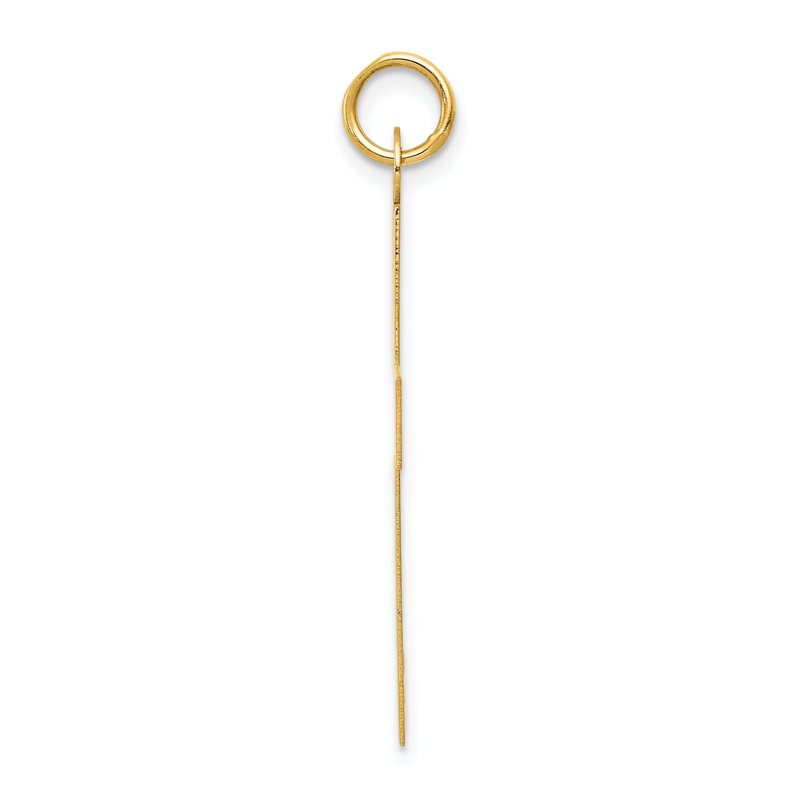 14k Polished Cross Charm