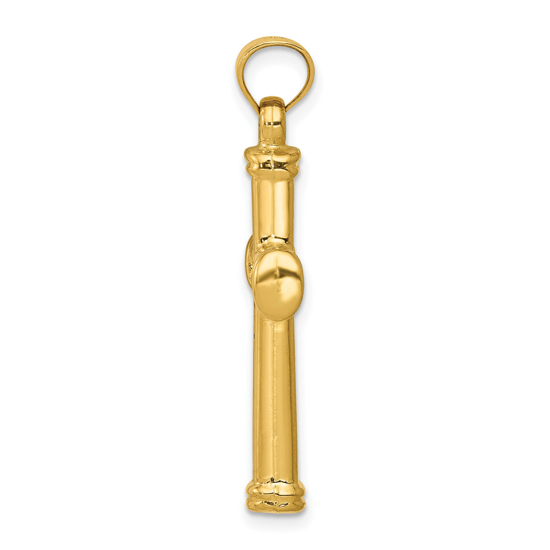 14k Hollow Cross Pendant