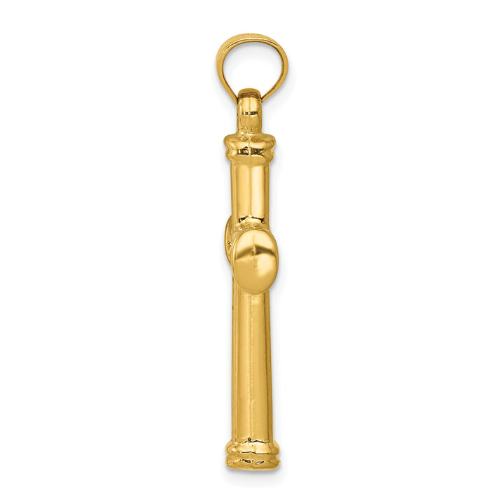14k Hollow Cross Pendant
