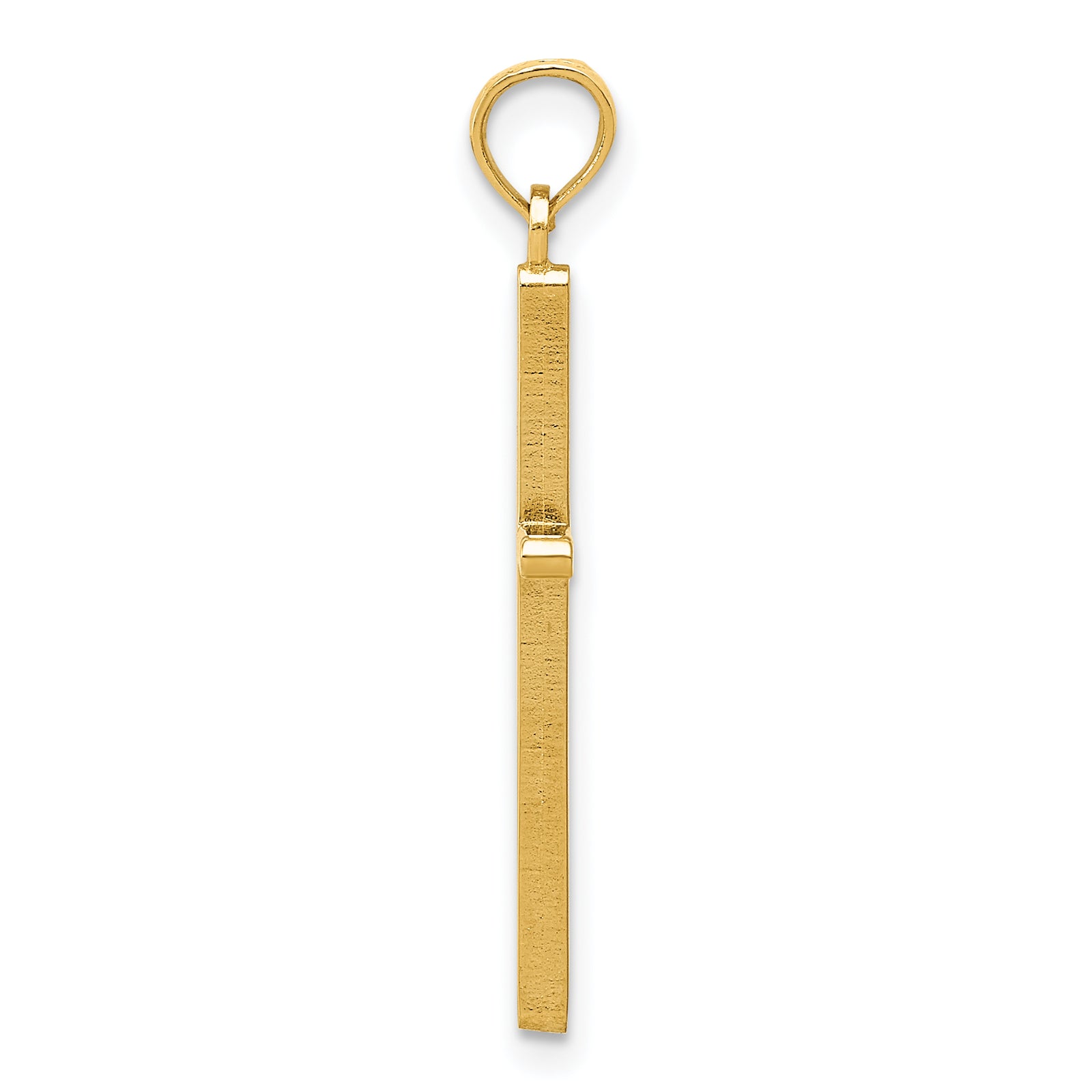 14k Polished Cross Pendant