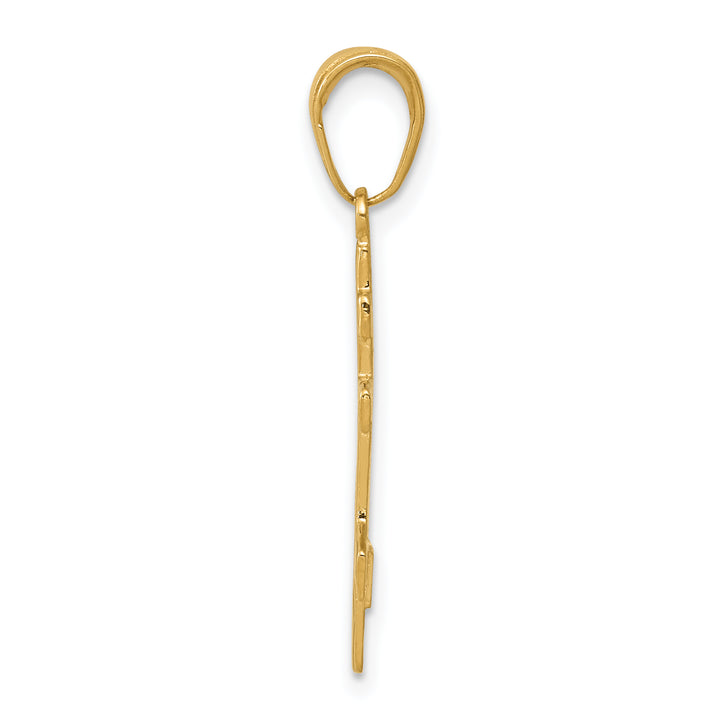 14k Eastern Orthodox Cross Pendant