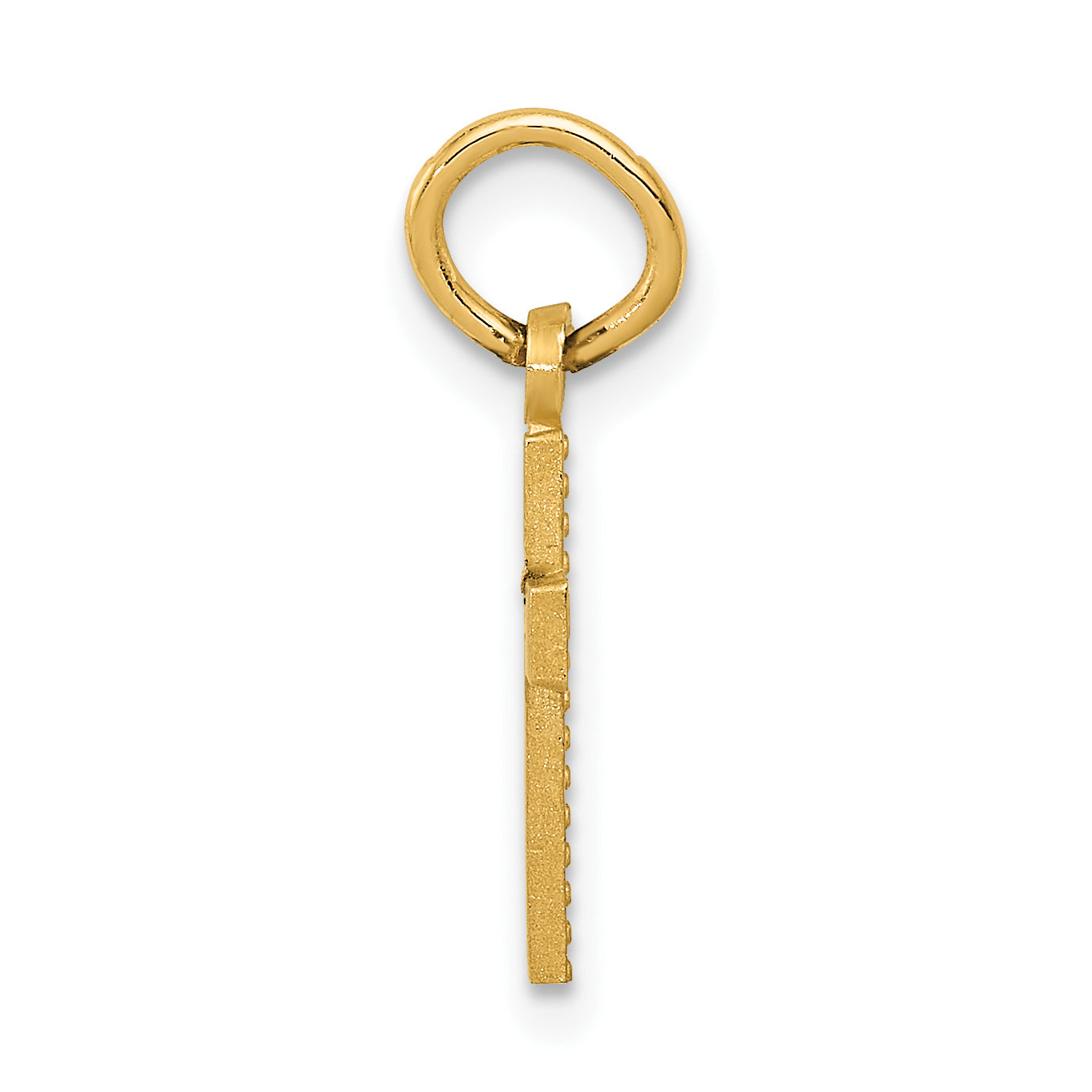 14k Tiny Cross Charm