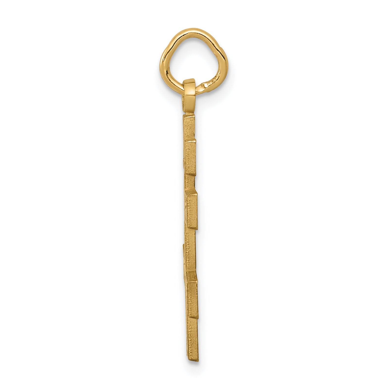 14k Eastern Orthodox Cross Charm