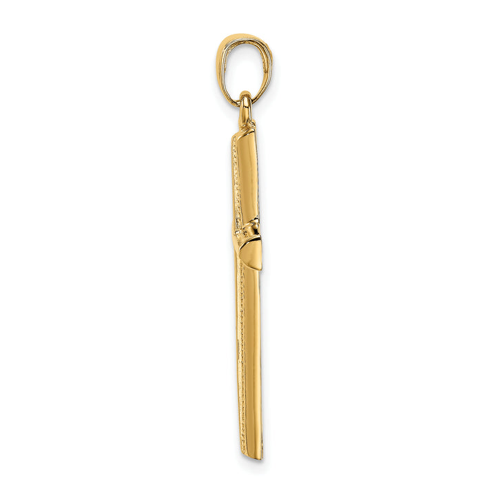 14k Polished Cross Pendant
