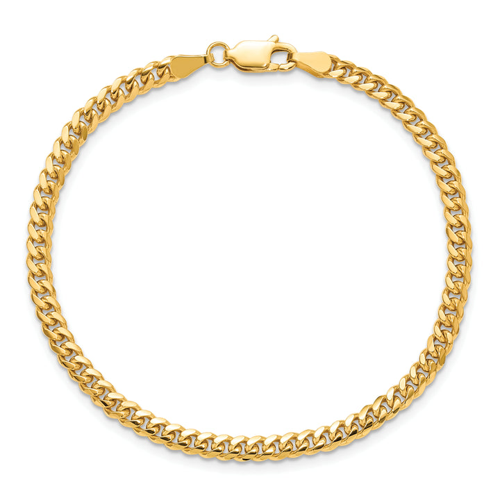 14k 3.5mm Solid Miami Cuban Chain