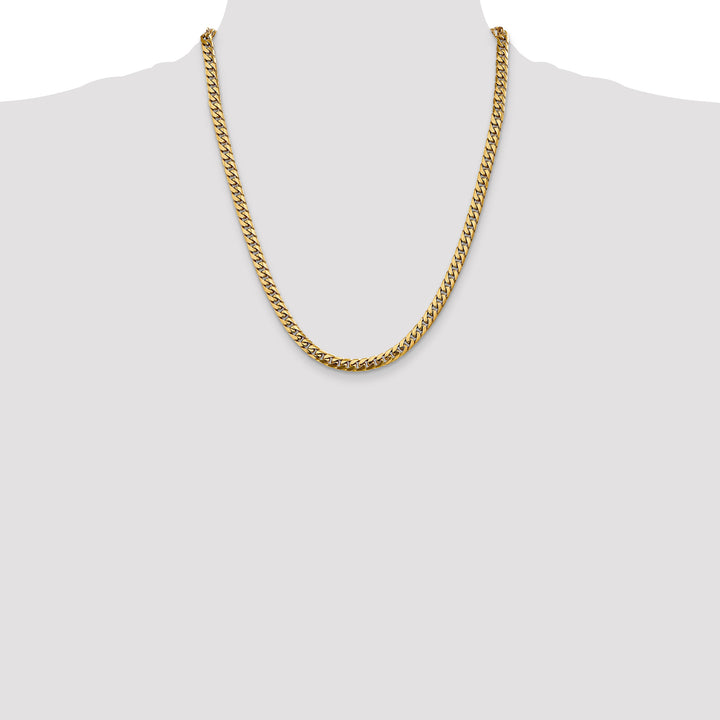 14k 5mm Solid Miami Cuban Chain