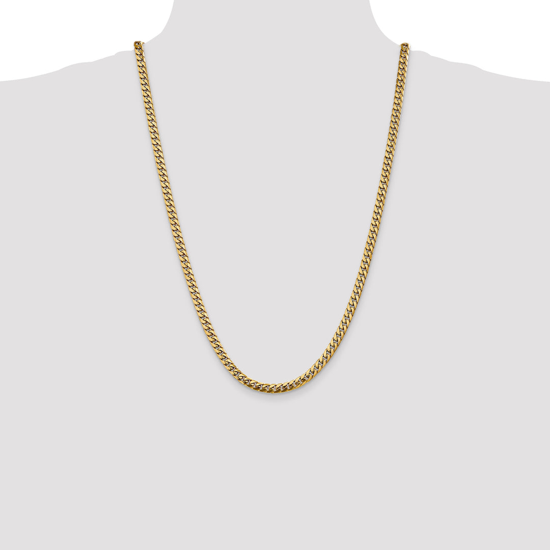14k 5mm Solid Miami Cuban Chain