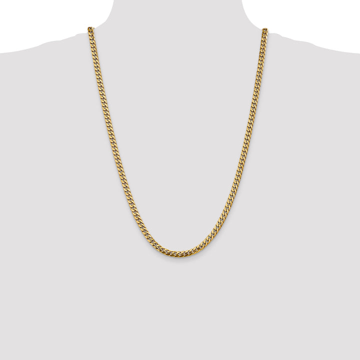 14k 5mm Solid Miami Cuban Chain