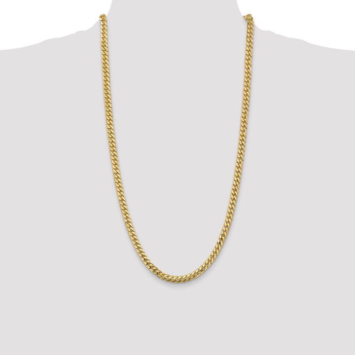 14k 5.5mm Solid Miami Cuban Chain