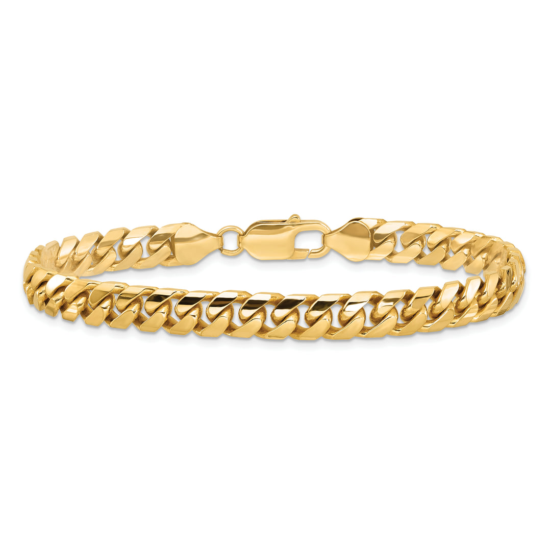 14k 6.75mm Solid Miami Cuban Chain
