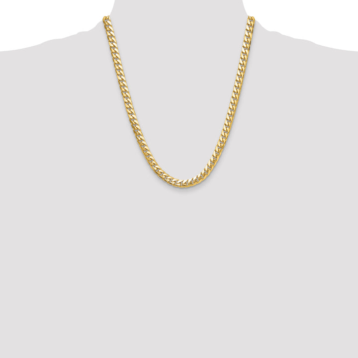 14k 8mm Solid Miami Cuban Chain