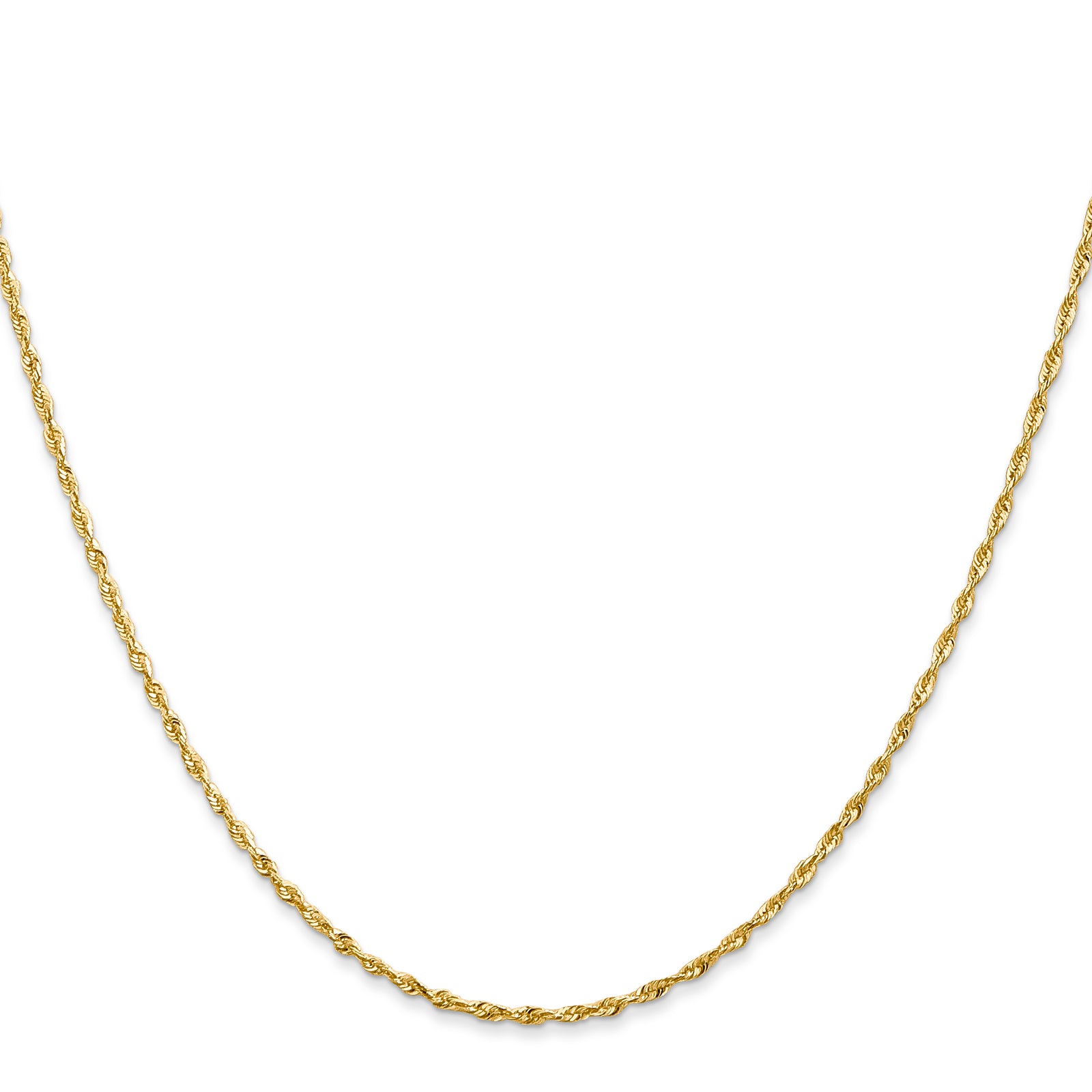 14k 1.5mm Ultra D/C Rope Chain