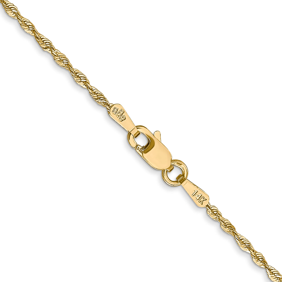 14k 1.5mm Ultra D/C Rope Chain