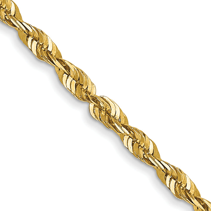 14k 1.8mm Ultra D/C Rope Chain