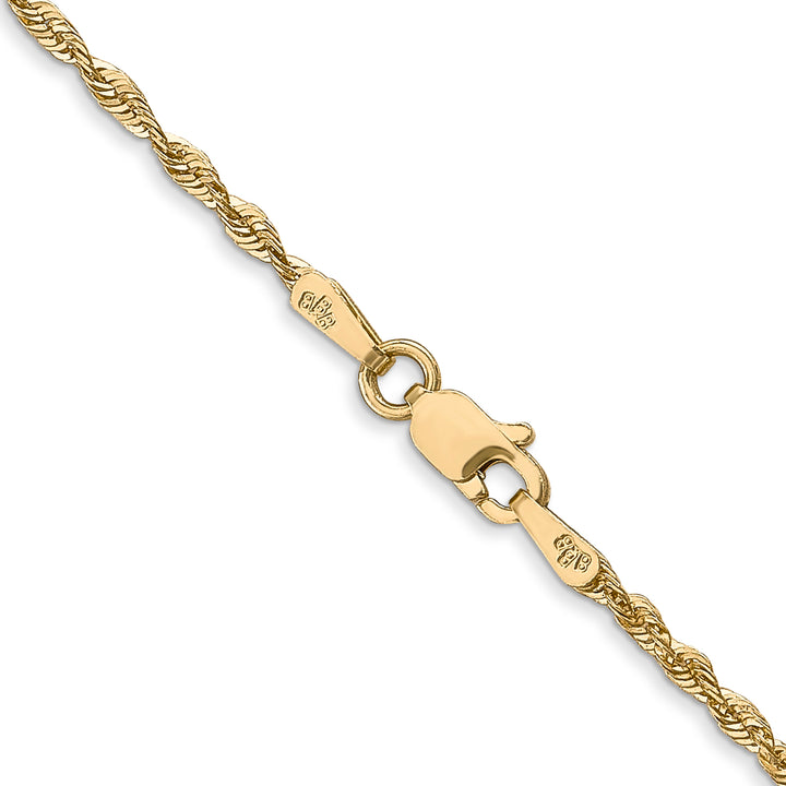 14k 1.8mm Ultra D/C Rope Chain