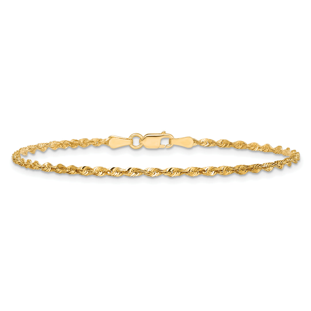 14k 2.0mm Ultra D/C Lightweight Rope Chain