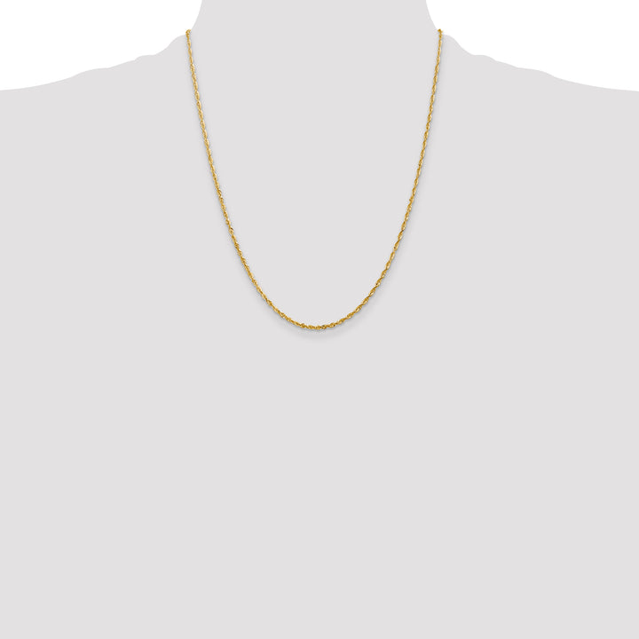 14k 2.0mm Ultra D/C Rope Chain