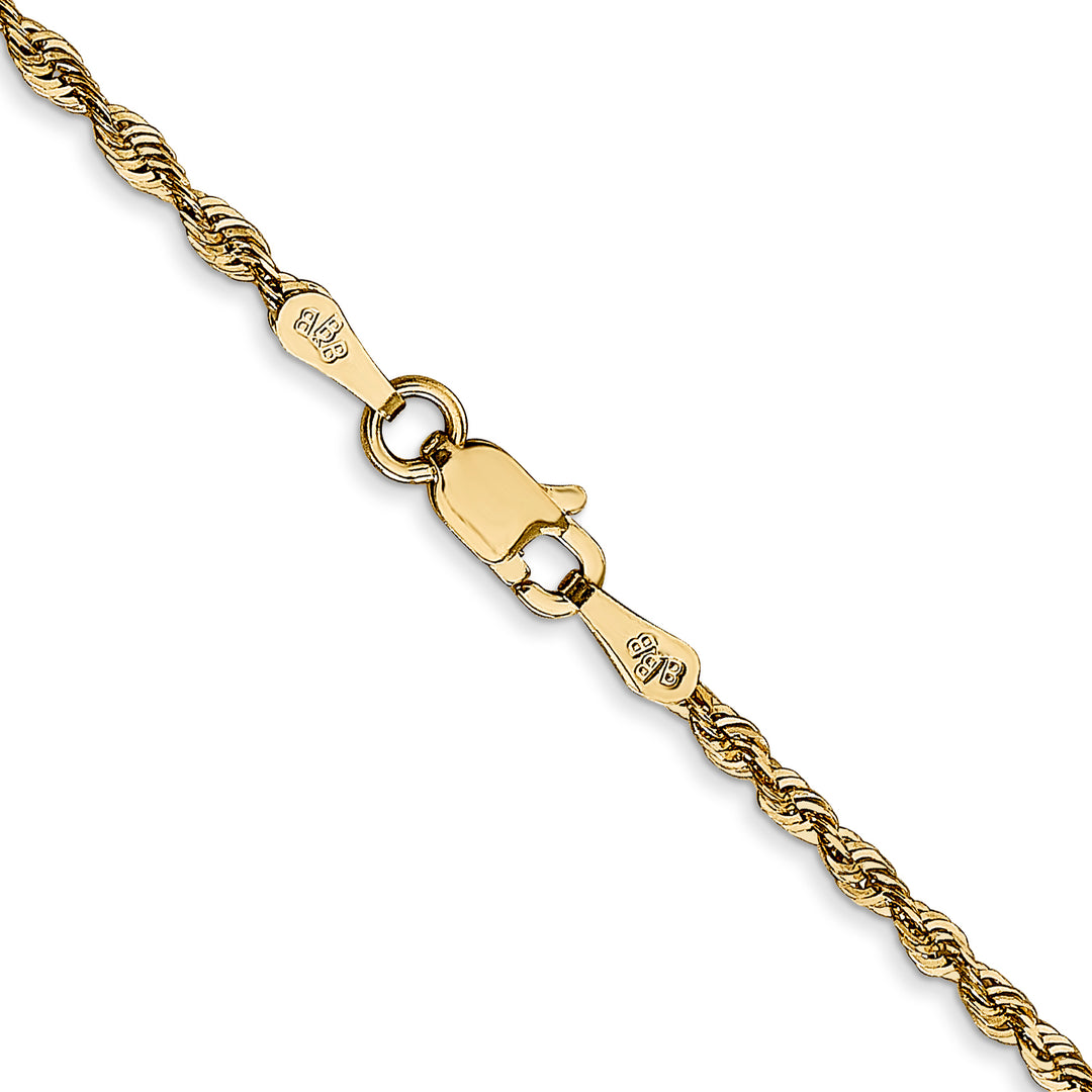 14k 2.0mm Ultra D/C Rope Chain