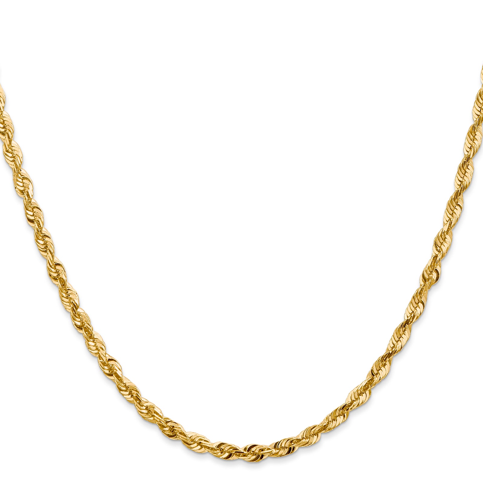 14k 4mm Ultra D/C Rope Chain