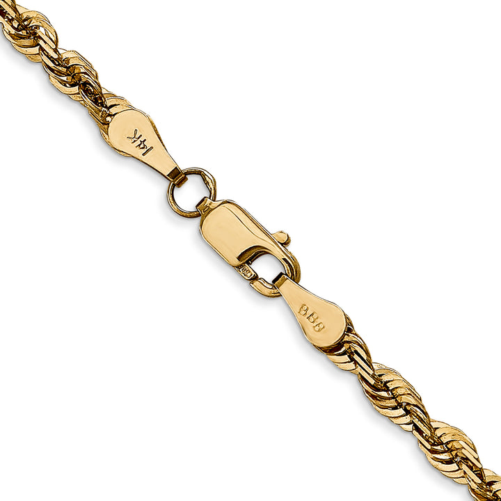 14k 4mm Ultra D/C Rope Chain