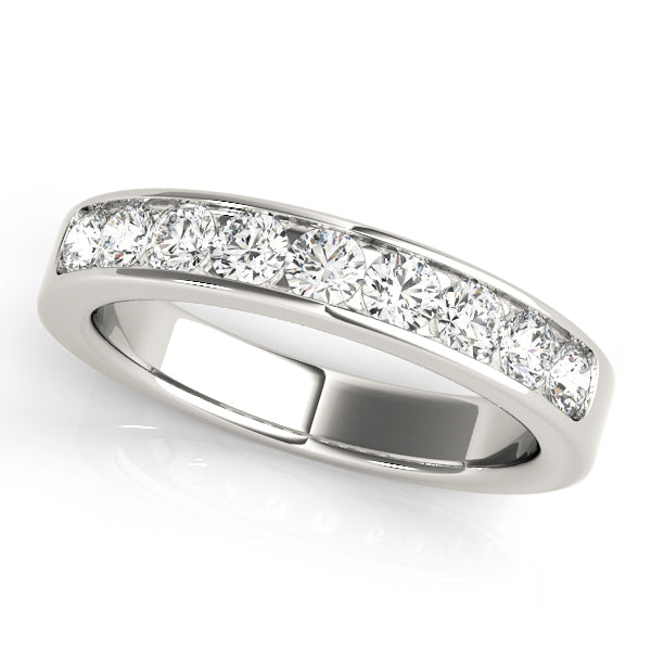 9-Diamond Round Wedding Ring