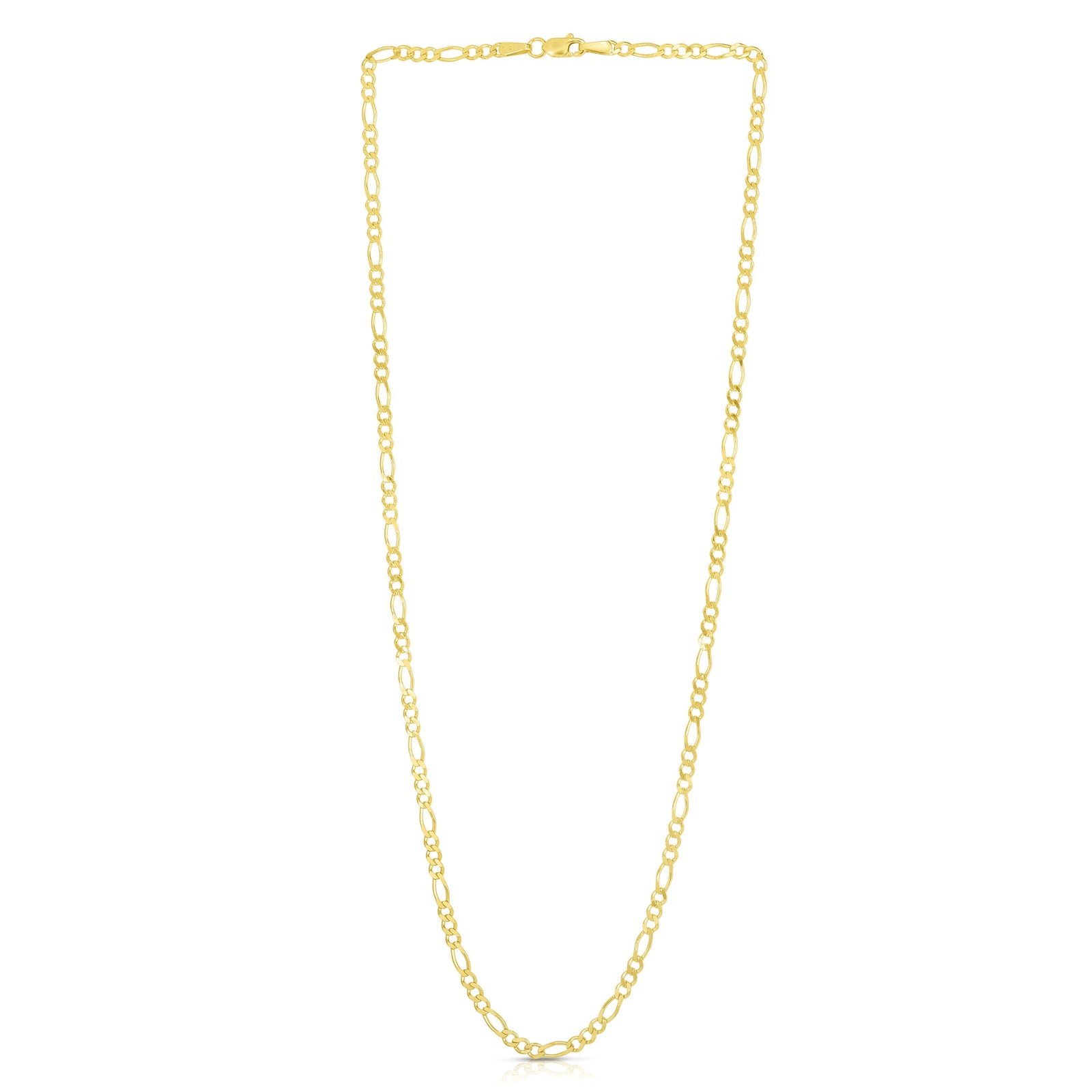 14K Gold 2.8mm Figaro Chain