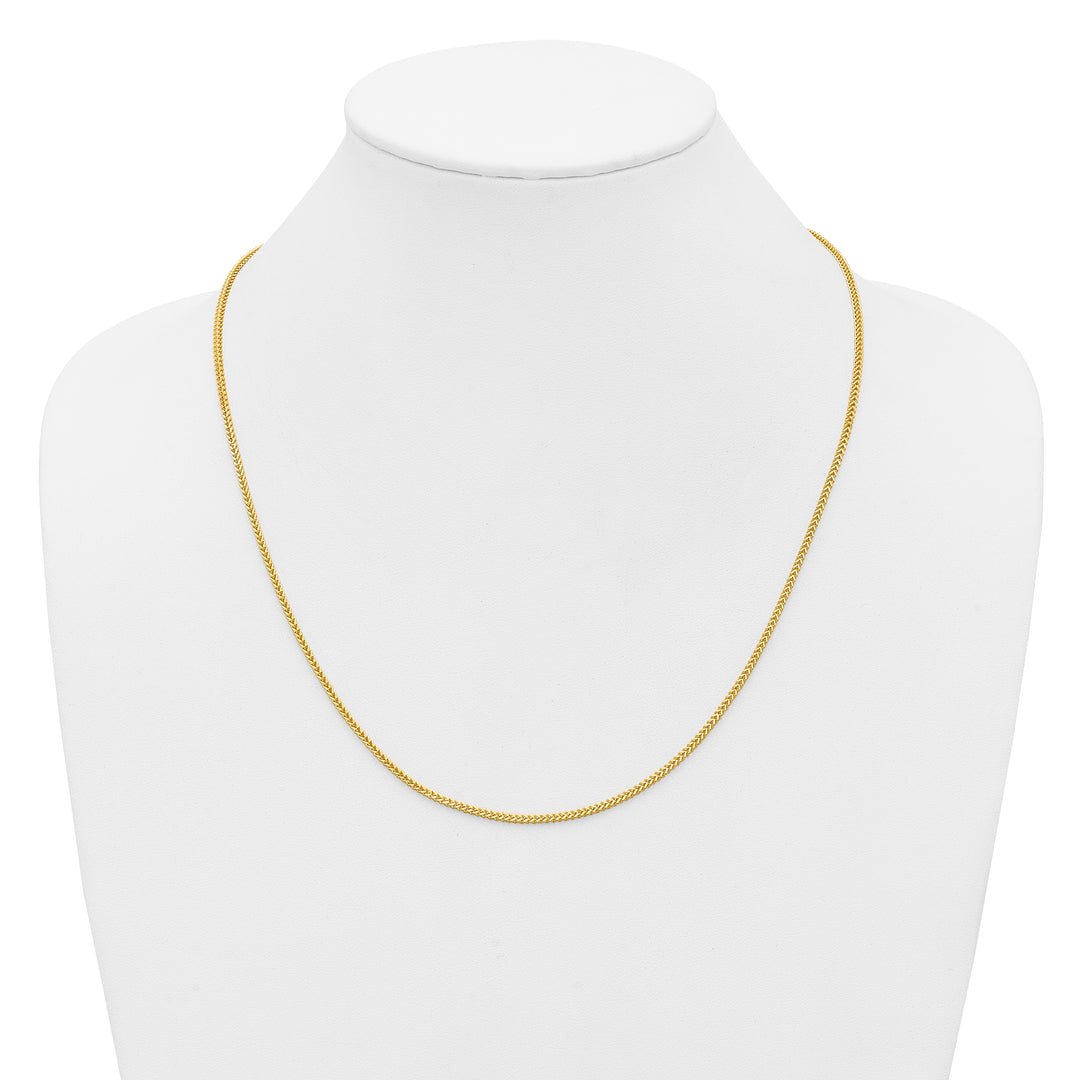 14k 1.4mm Franco Chain