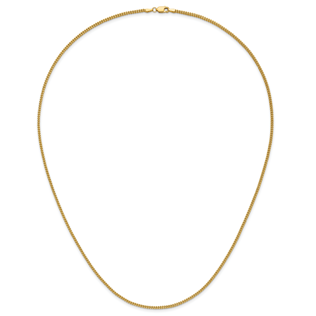 14k 1.5mm Franco Chain