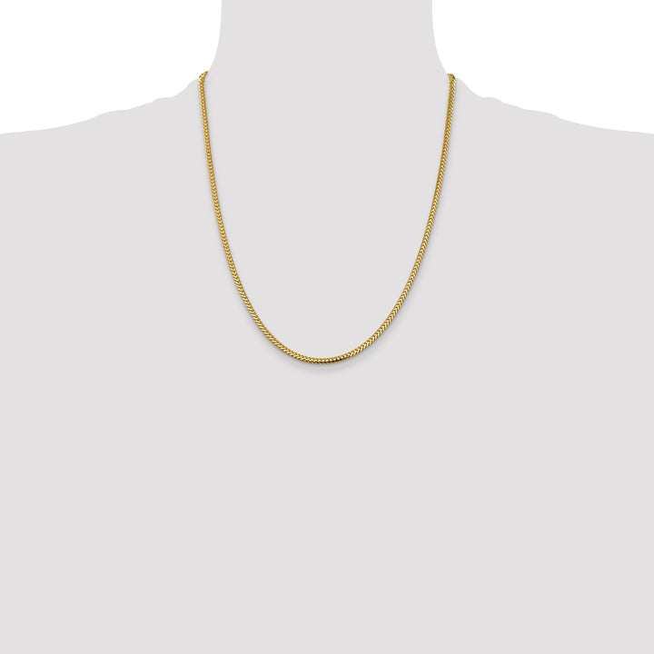 14k 2.3mm Franco Chain