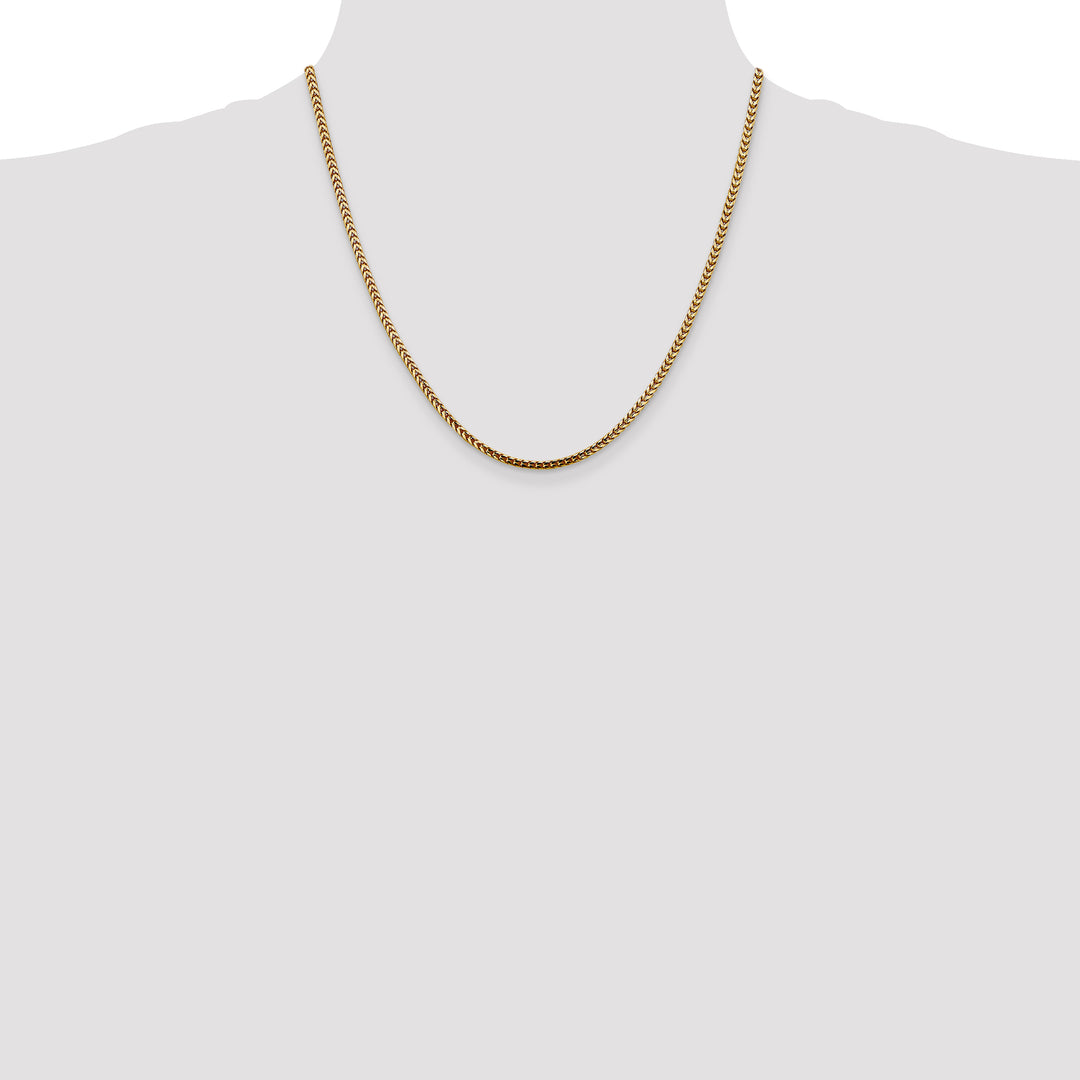 14k 2.5mm Franco Chain