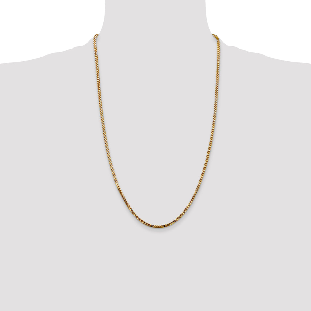 14k 2.5mm Franco Chain