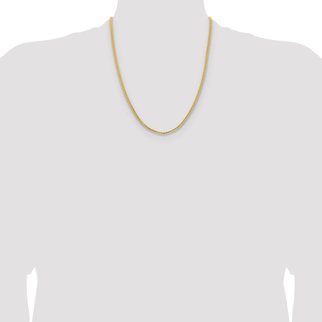 14k 3mm Franco Chain