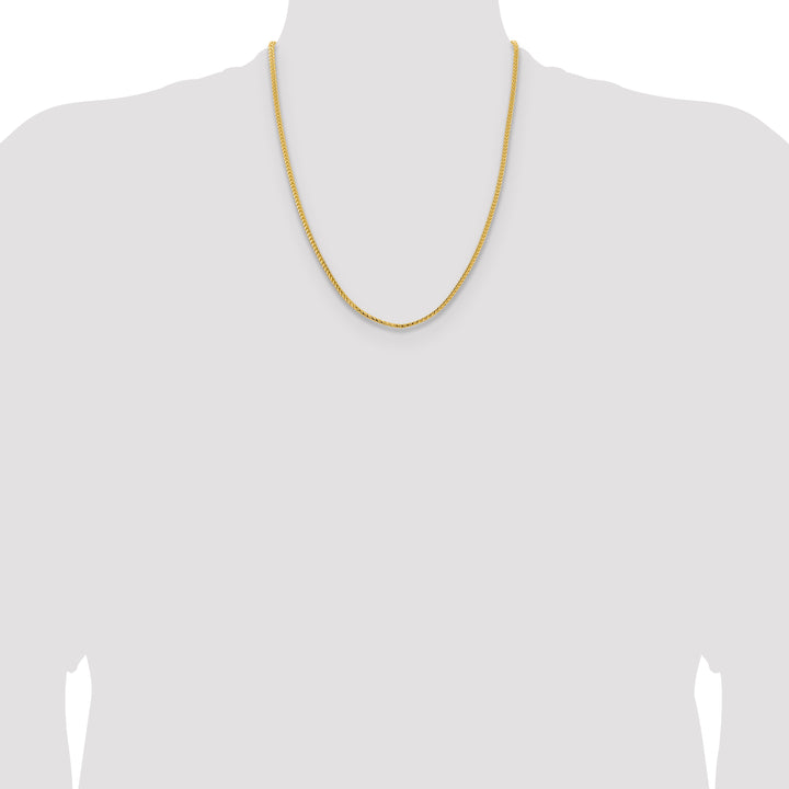 14k 3mm Franco Chain