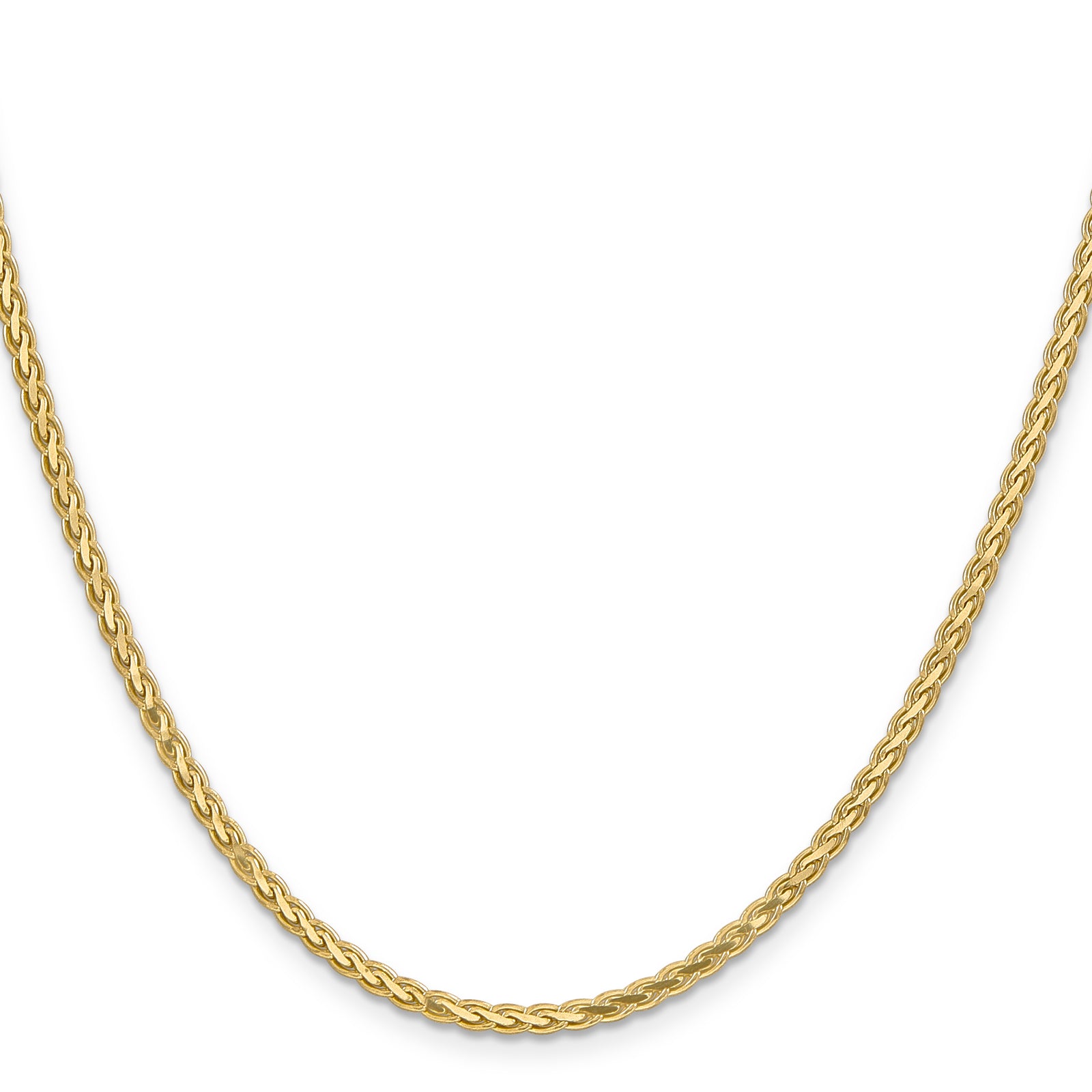 14k 2.8mm Flat Wheat Chain