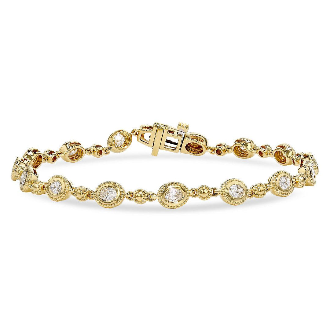 14KT Gold Diamond Bracelet