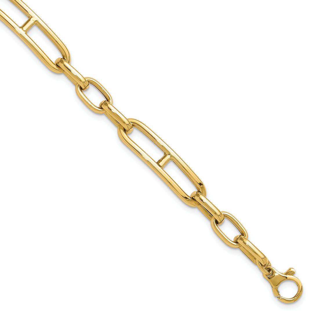 14K Fancy Link Bracelet