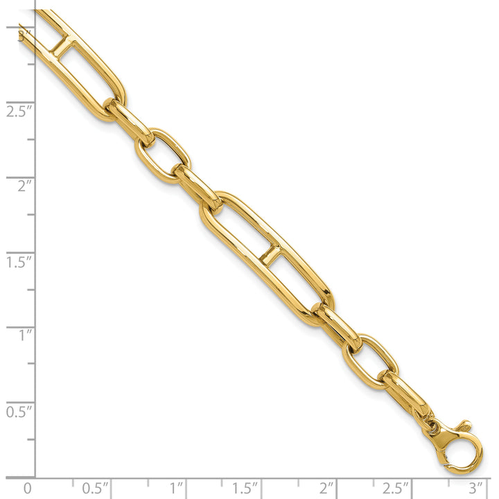 14K Fancy Link Bracelet
