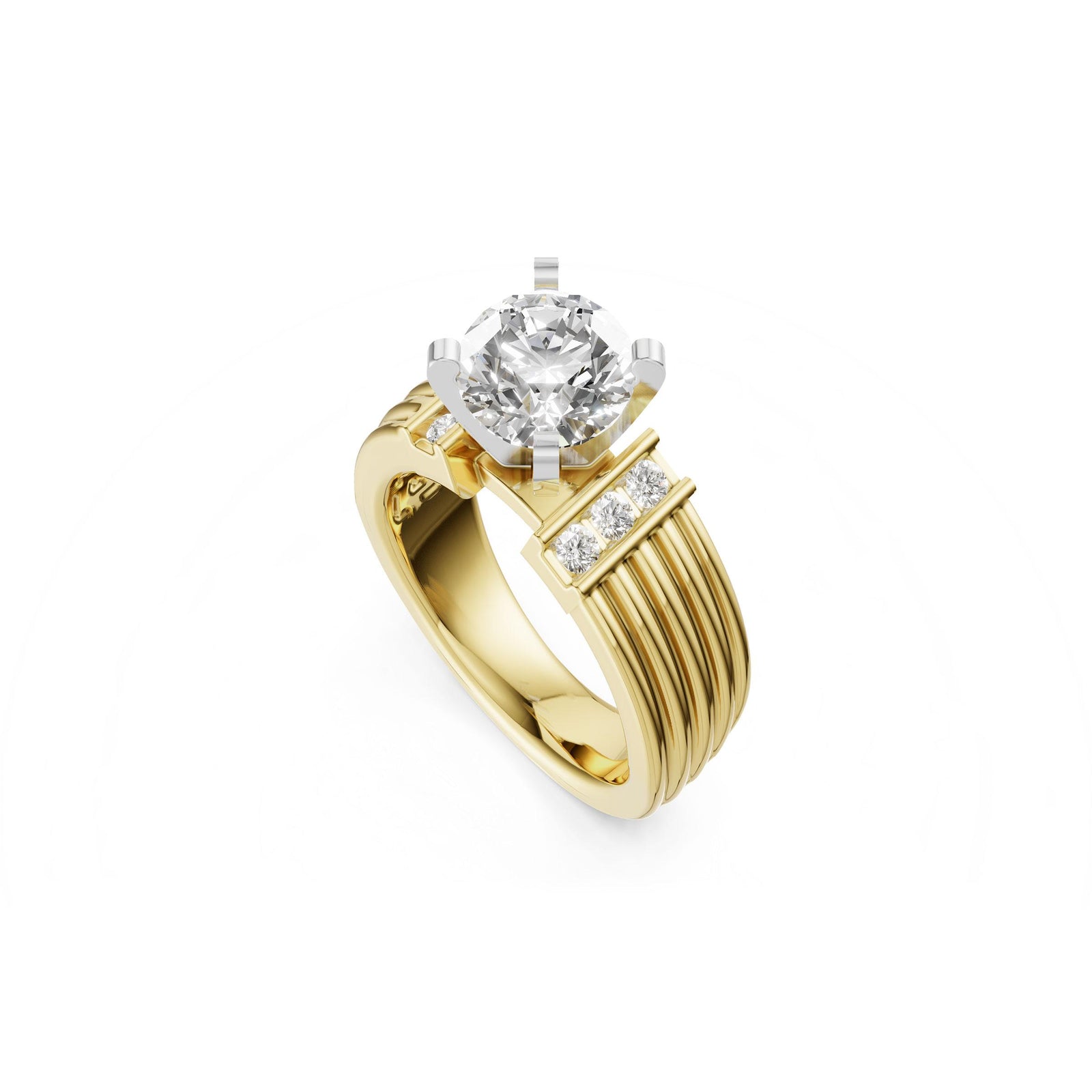 14KT Gold Semi-Mount Engagement Ring
