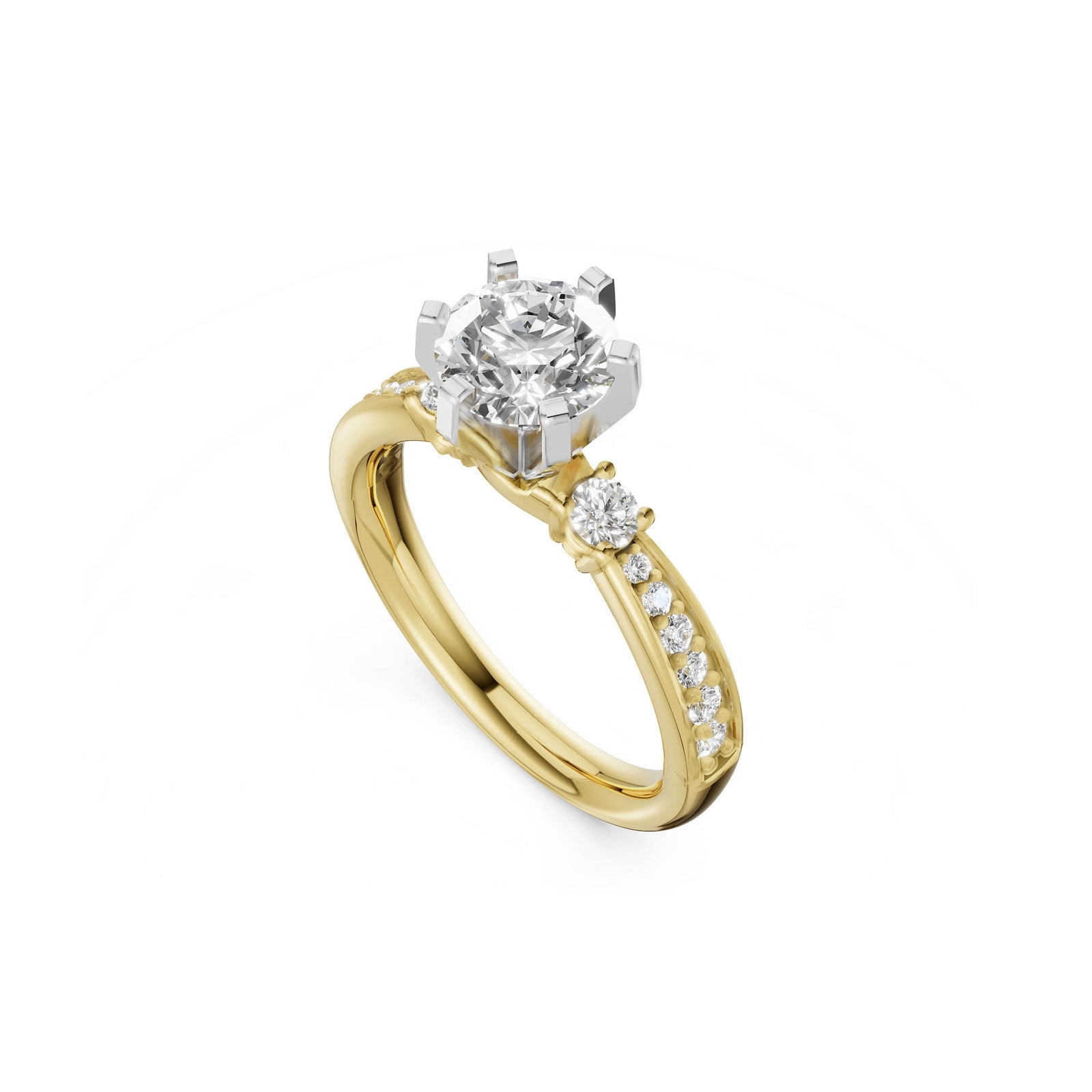 14KT Gold Semi-Mount Engagement Ring