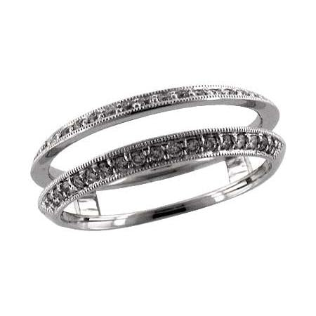 14KT Gold Ladies Diamond Wrap/Guard
