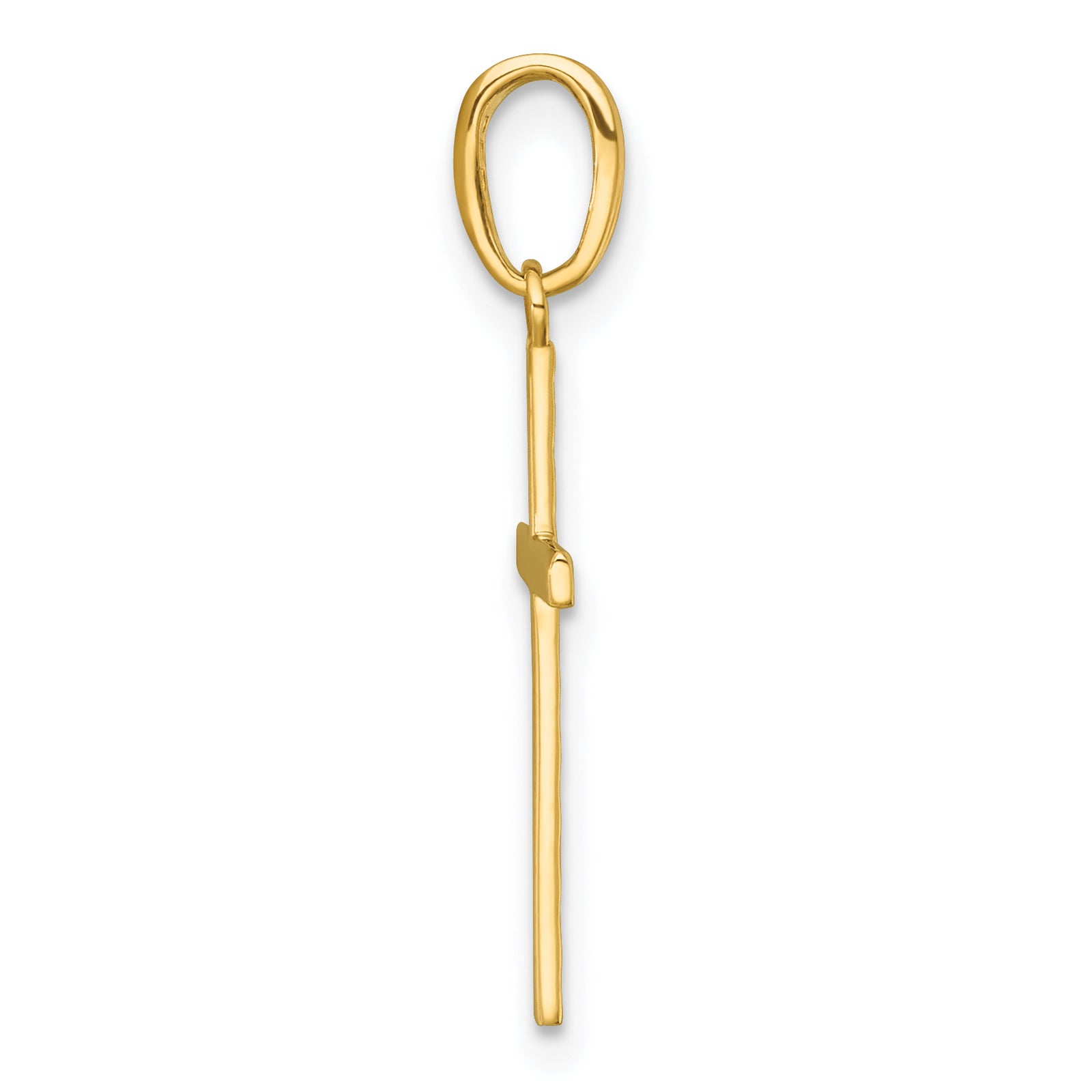 14k Polished Cross Pendant