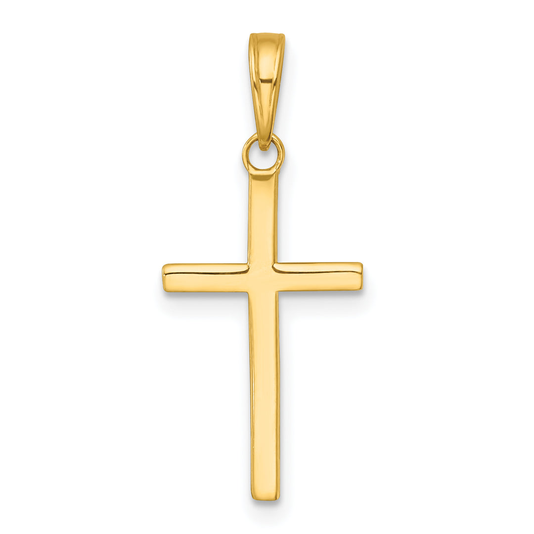 14k Polished Cross Pendant