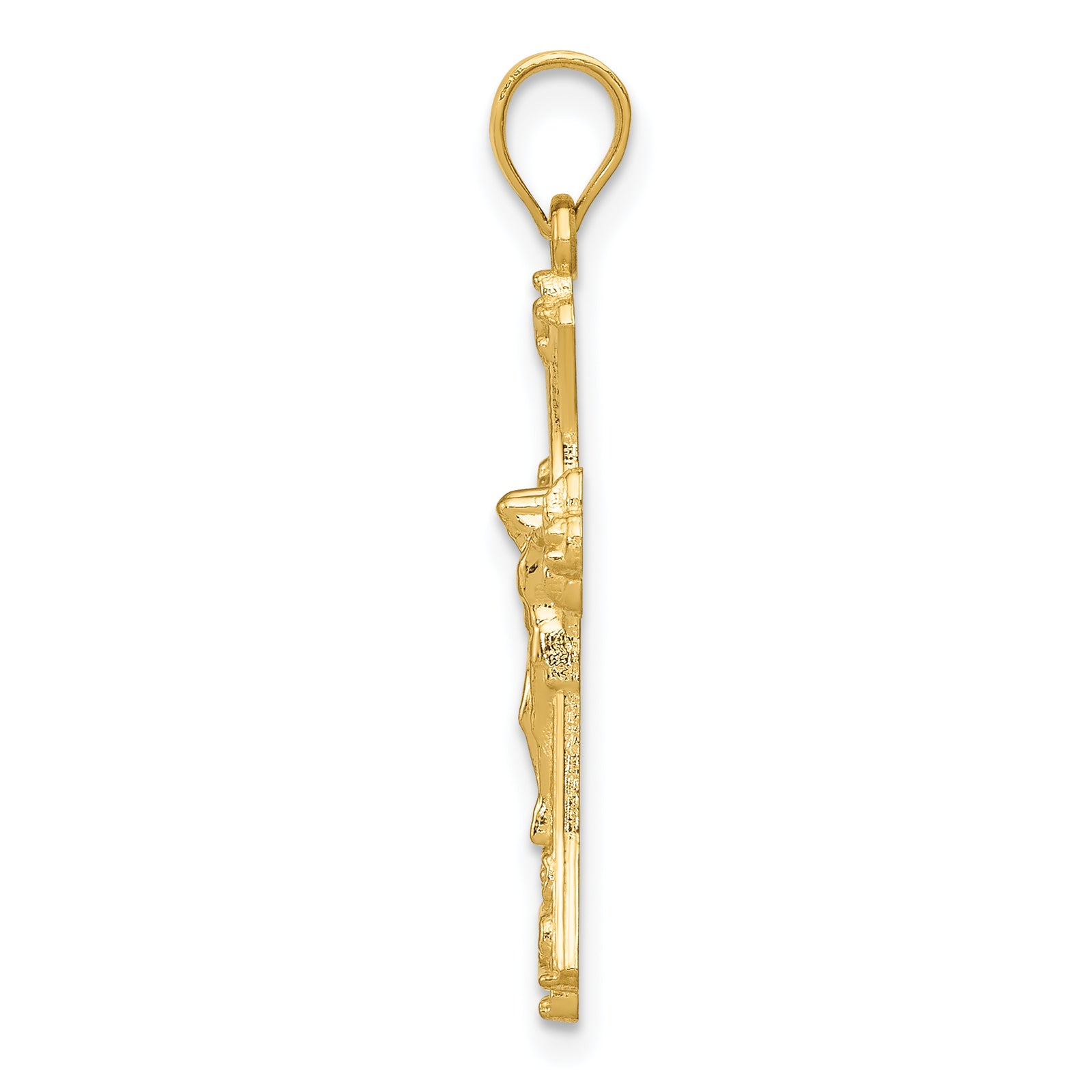 14k Crucifix Pendant