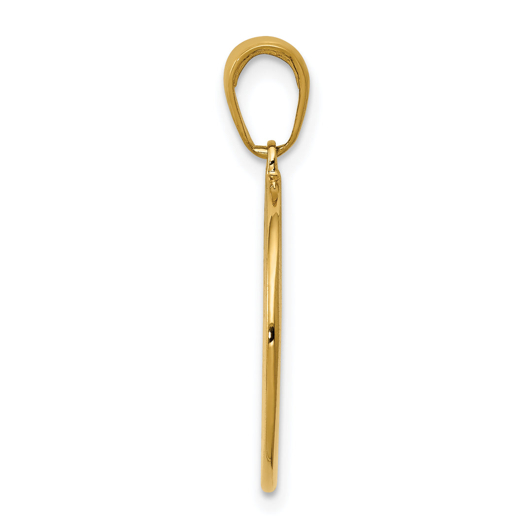 14k Saint Anthony Small Round Medal Pendant