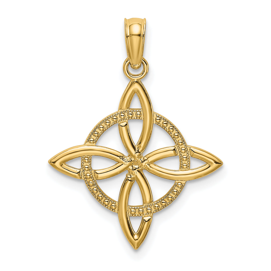 14k Small Celtic Eternity Knot Charm