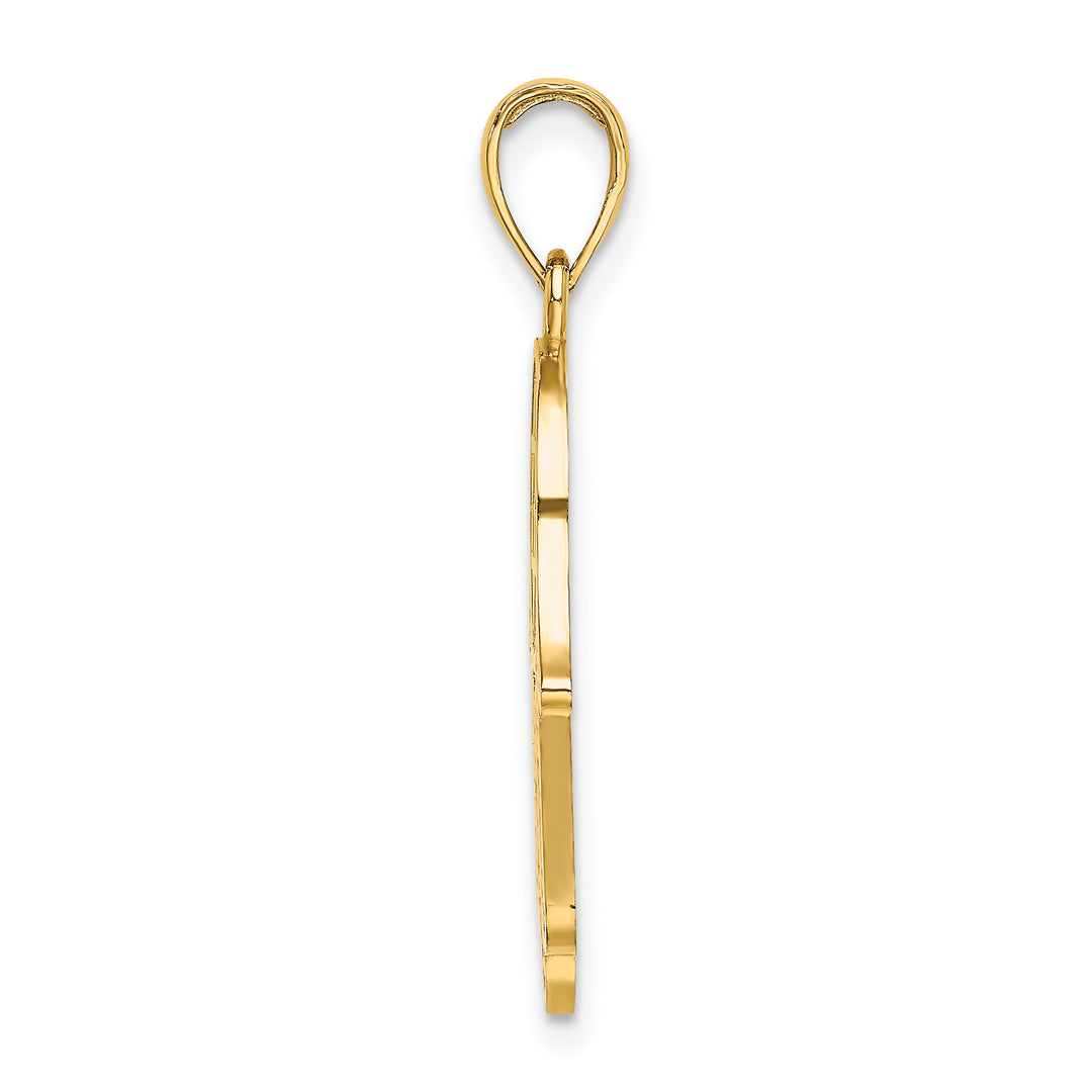 14K Chamseh W/ Star Of David Charm