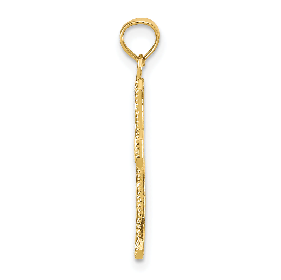 14k Fancy Cross Pendant